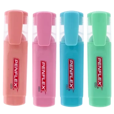 Penflex Higlo Pastel Highlighters 4 Pack