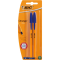 BIC Orange Blue Fine Ball Pen 0.8mm 2 Pack