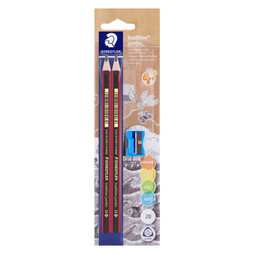 Staedtler Triplus Jumbo Pencil Hb 2 Pack