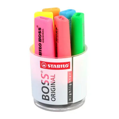 Stabilo Boss Jumbo Highlighters Set of 6 7006